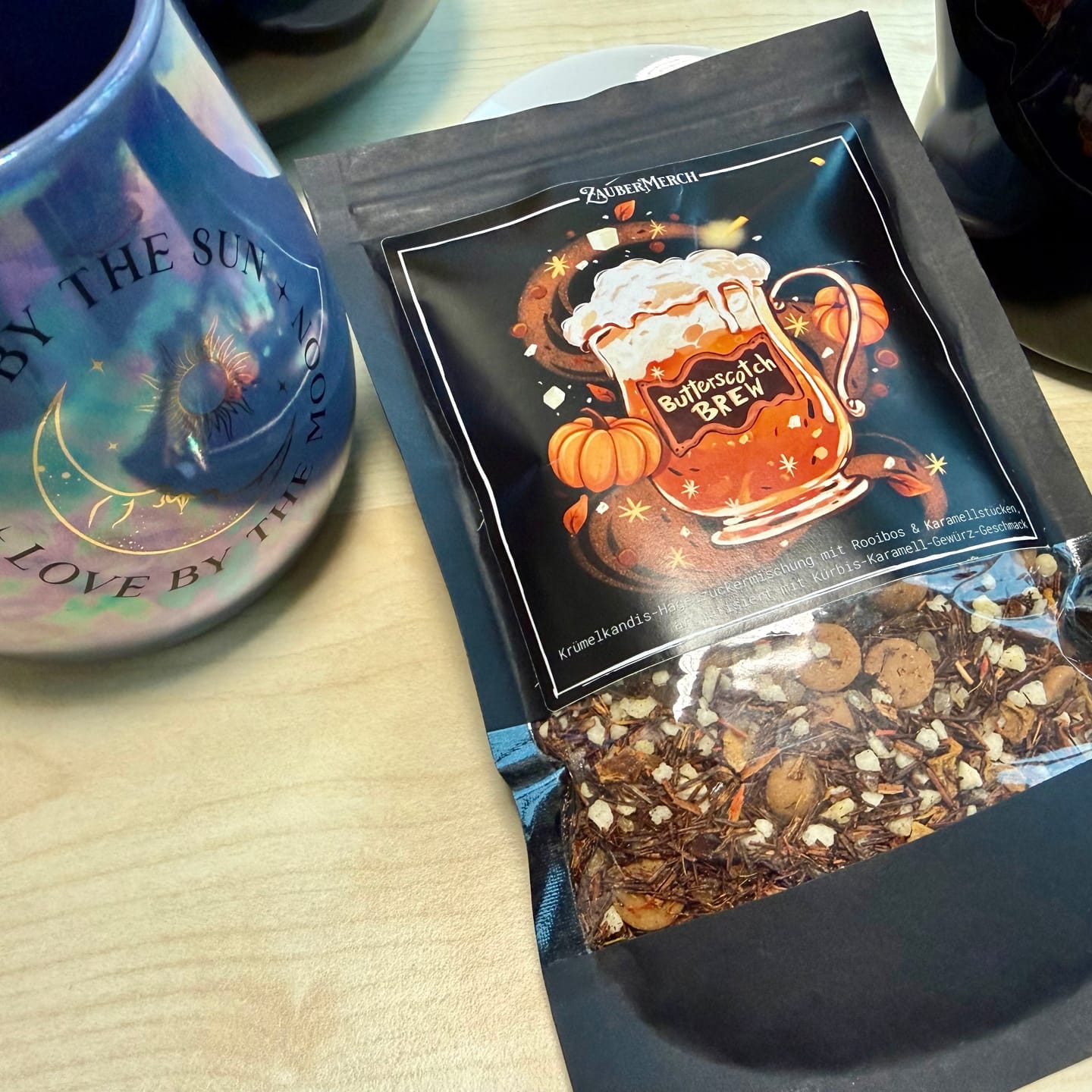 Customer photo review of Butterscotch Brew – Pumpkin Spice Edition | Limitierter Herbst Tee