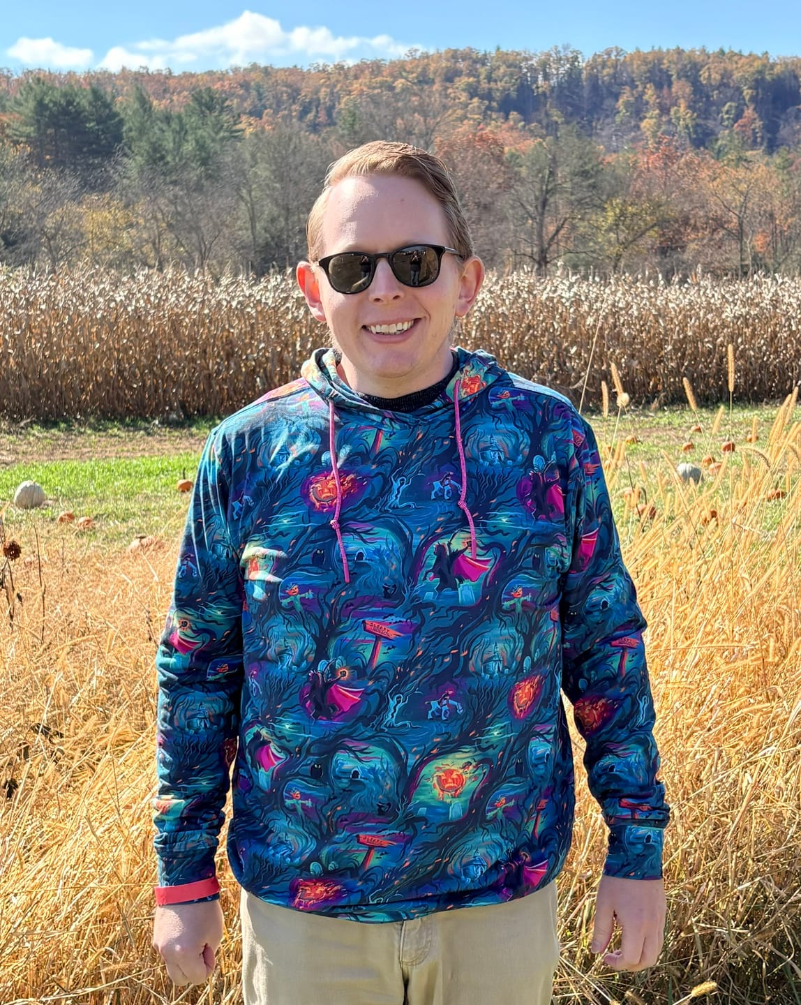 Customer photo review of Disney "Headless Havoc" – Performance Hoodie