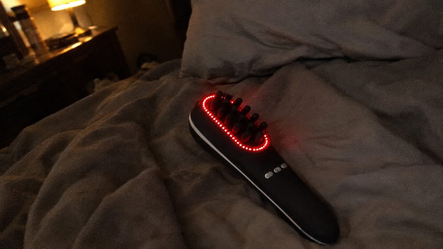 Customer photo review of Heated Scalp Massager