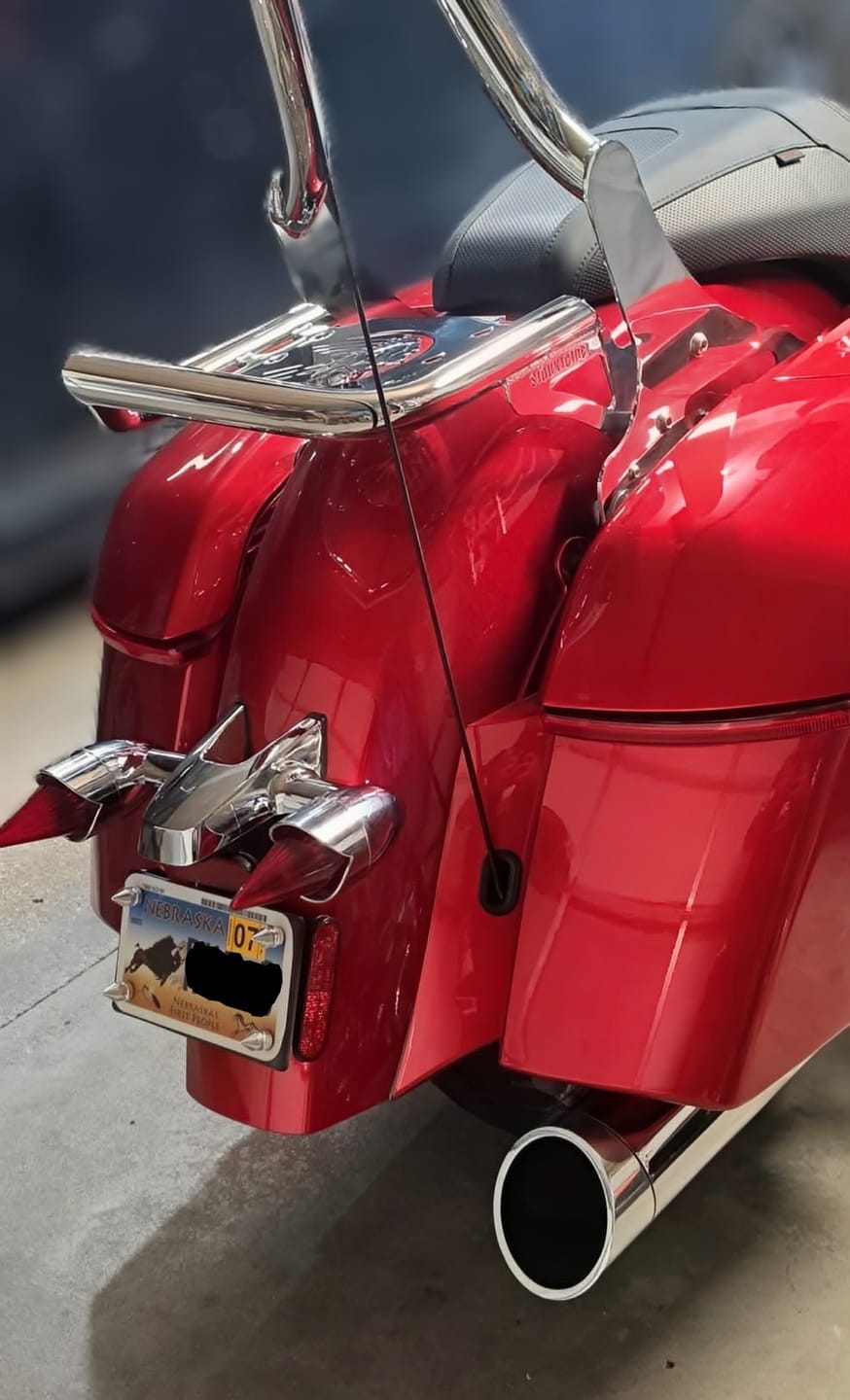 Customer photo review of Indian Motorcycle Turn Signal Lenses