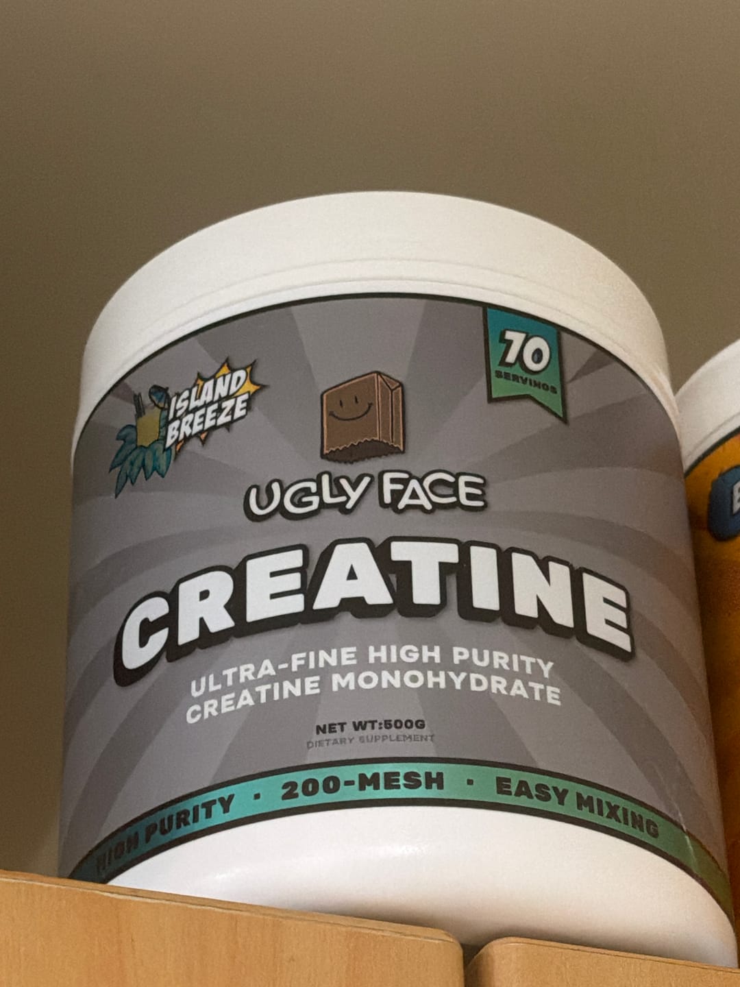 Customer photo review of UGLYFACE® CREATINE MONOHYDRATE