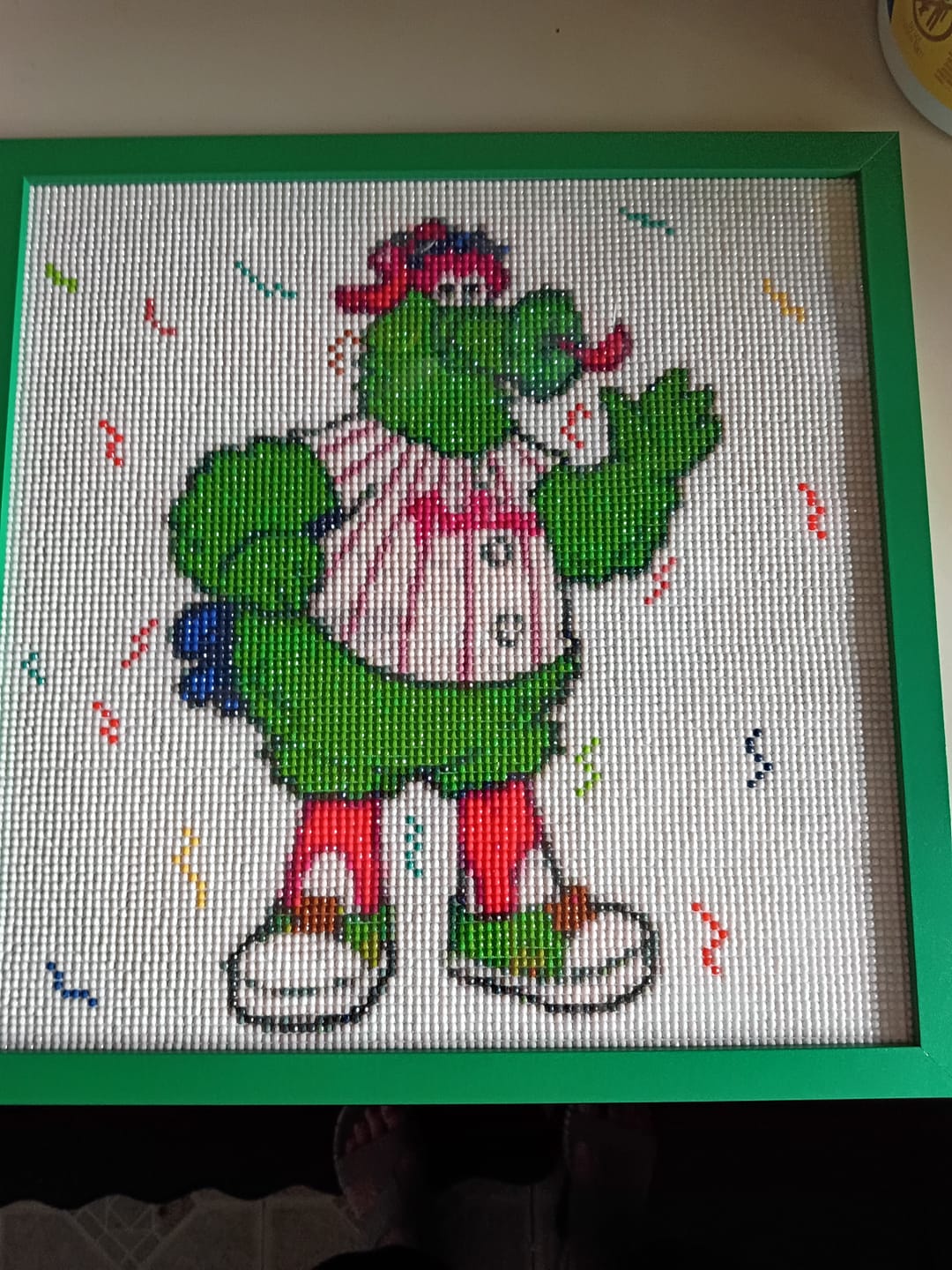 Customer photo review of Custom Diamond Painting Kit