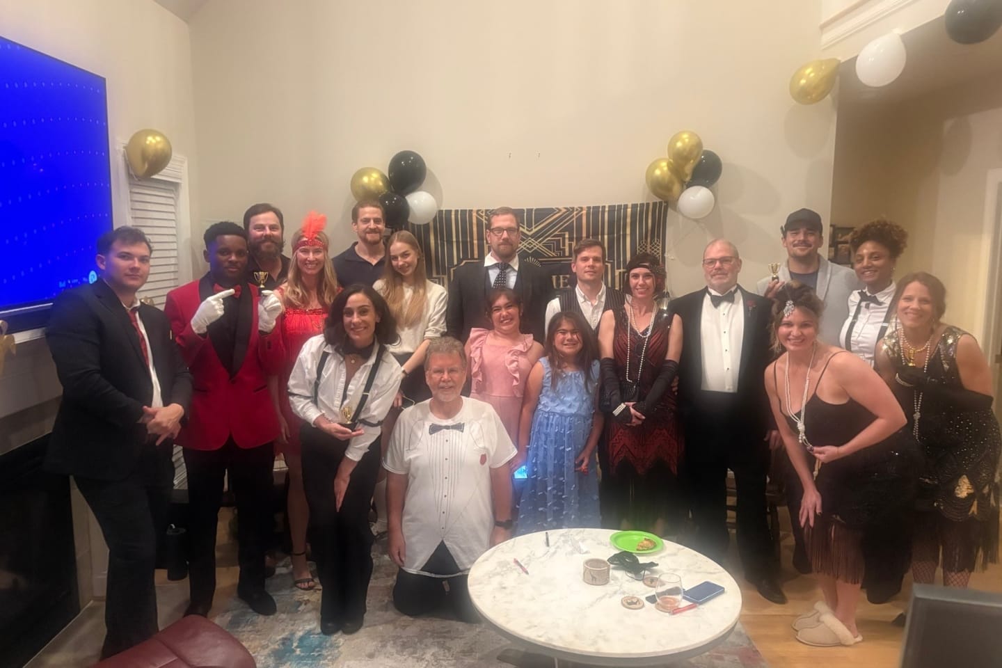 Customer photo review of 1920s Murder Mystery Game Kit