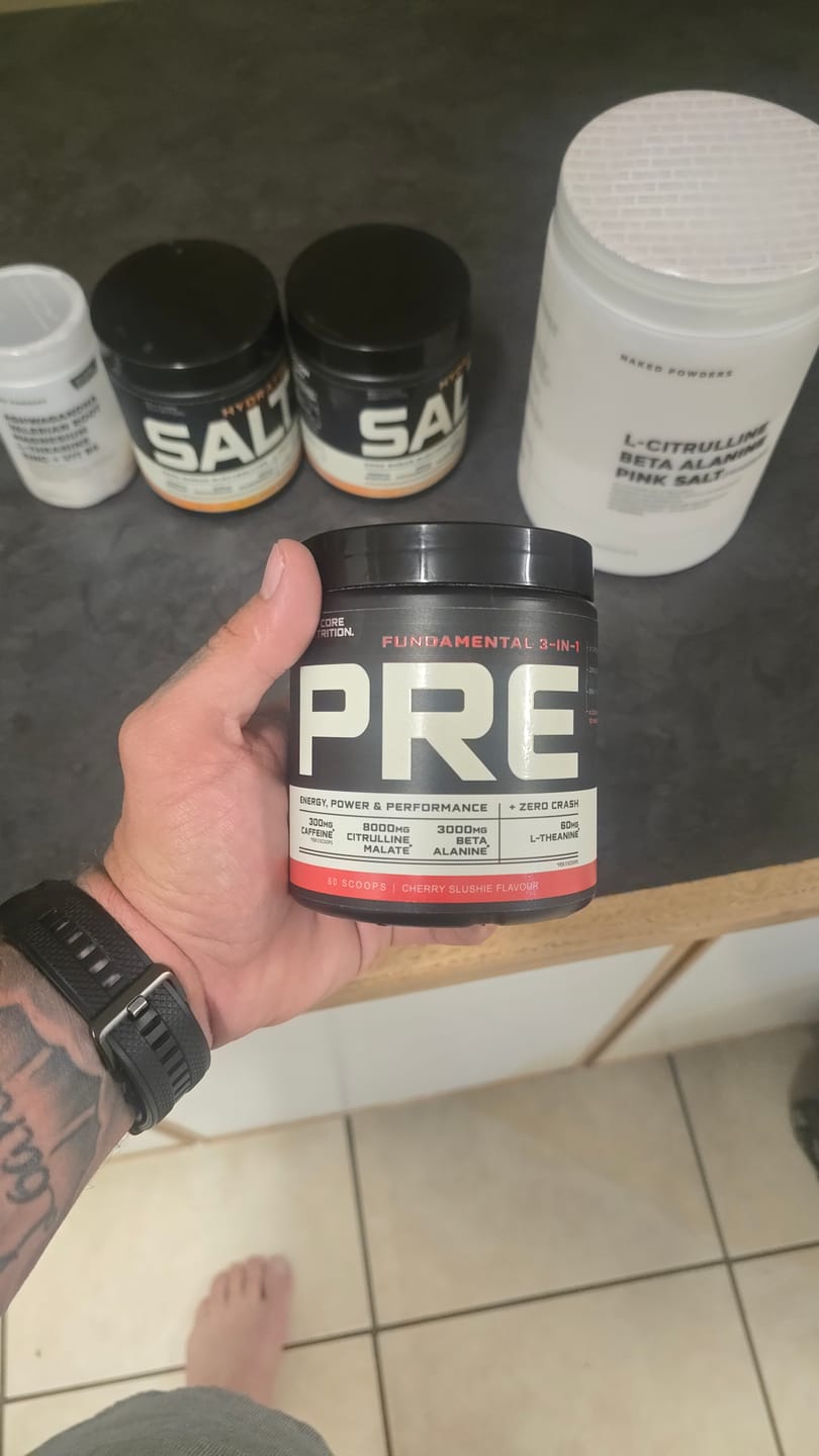 Customer photo review of Fundamental 3-in-1 PRE Cherry Slushie - 300g | 60 scoops