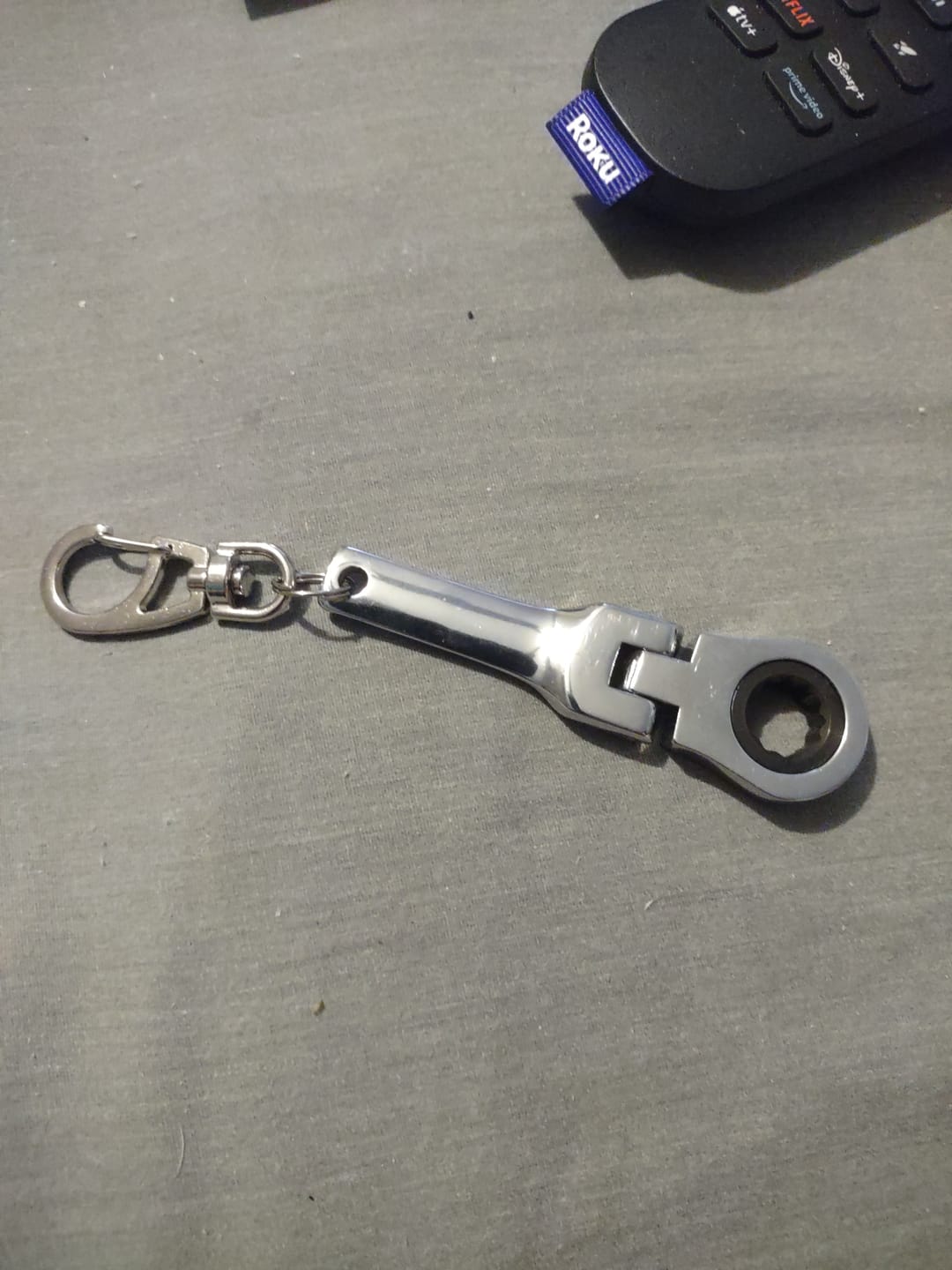 Customer photo review of 10mm Ratchet Keychain
