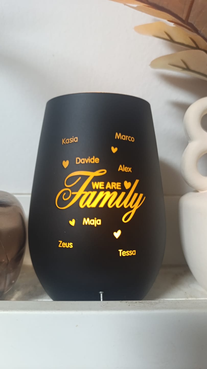 Customer photo review of We are Family - Lanterna per famiglia
