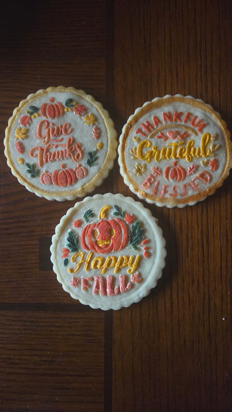 Customer photo review of Give Thanks Cookie Press
