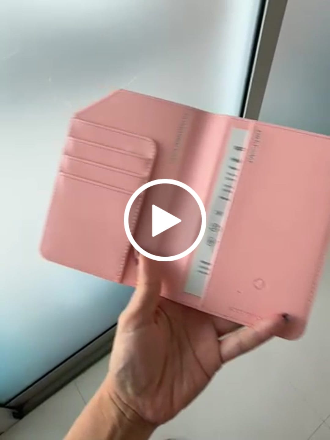 Customer video review of Passport Holder Air