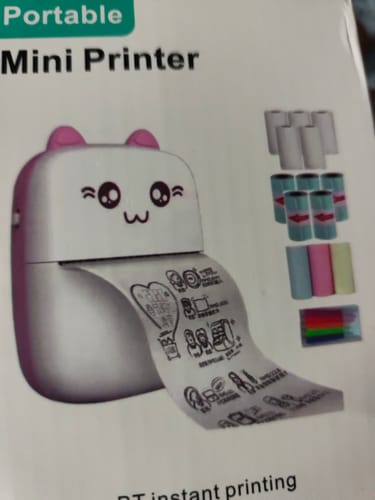 Customer photo review of PP03 Color Mini Photo Printer | MT53 Pocket Photo Color Printer
