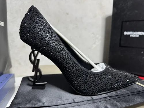 Customer photo review of YSL 2026 Embellished Rhinestones Opyum Pumps Leather