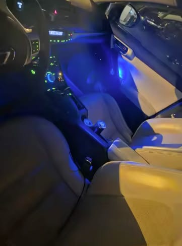 Customer photo review of Luces LED de Ambiente para Coche sin Cables