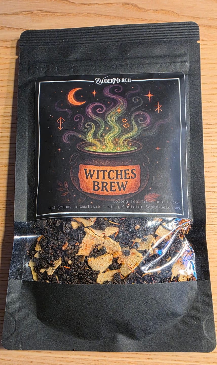 Customer photo review of Witches Brew – Oolong Tee mit geröstetem Sesam | Halloween Tee