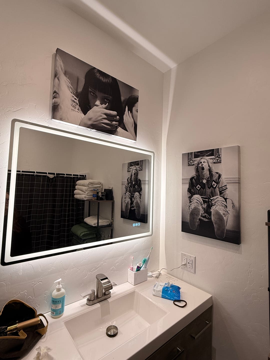 Customer photo review of Pulp Fiction Uma Thurman Bathroom Scene
