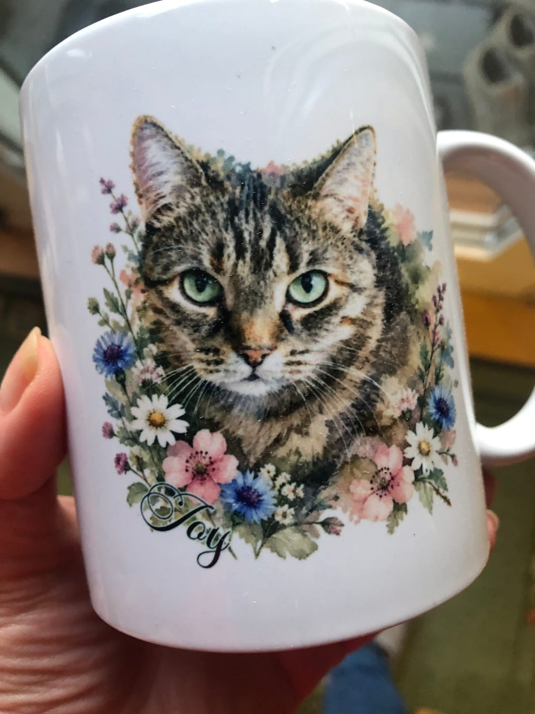 Customer photo review of Personalisierte Tasse - Aquarell