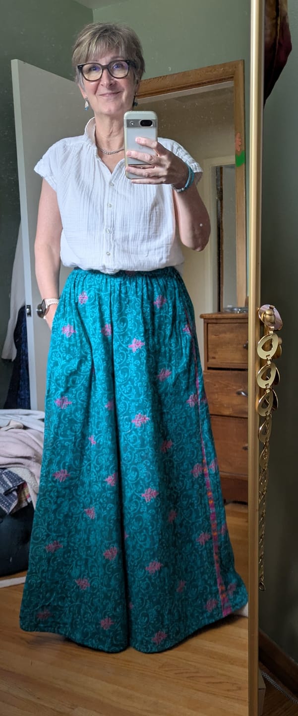 Customer photo review of Sari Palazzo Pants M (030)