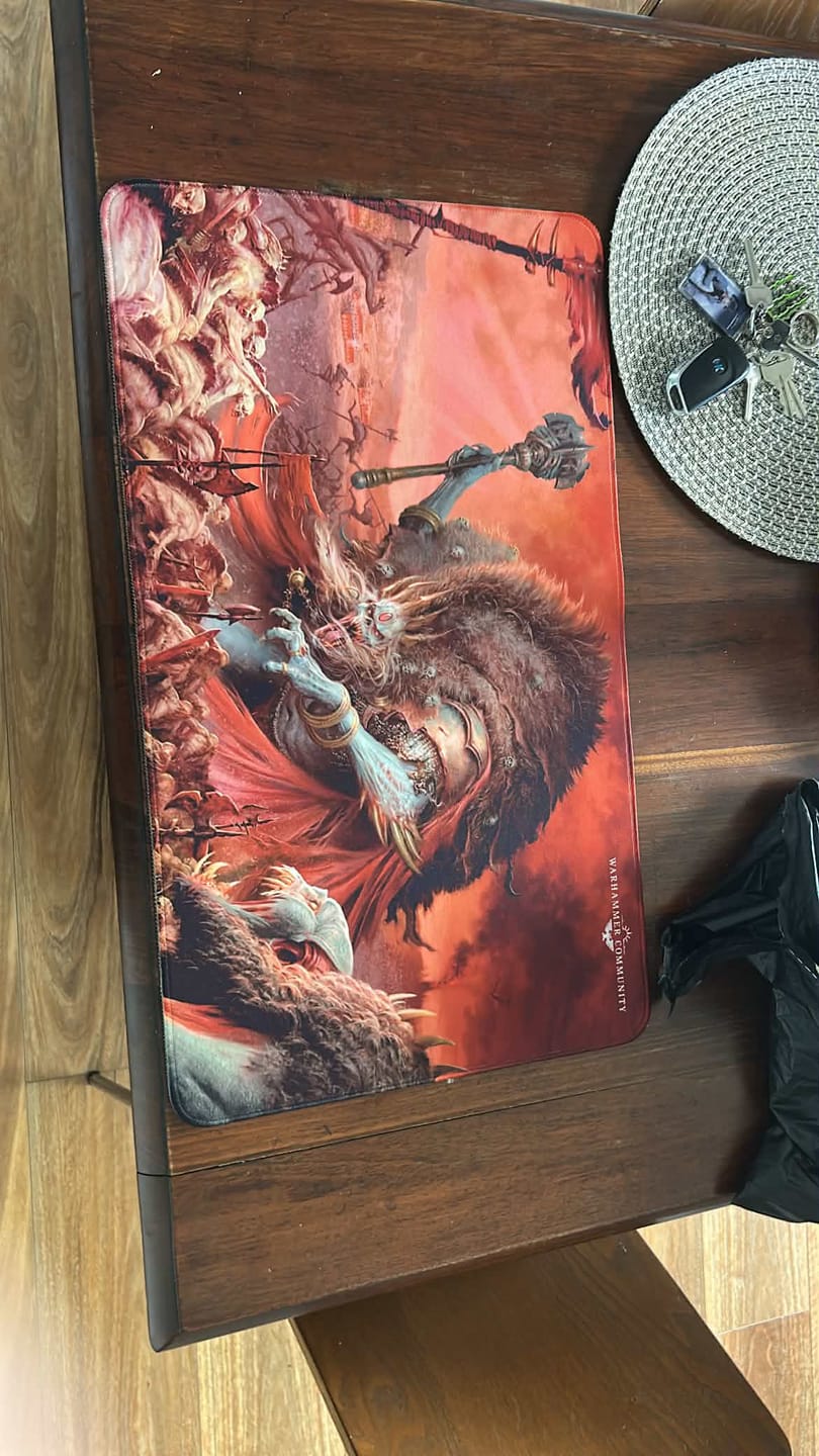 Customer photo review of Custom TCG Playmat - Single Player (600mm x 350mm)