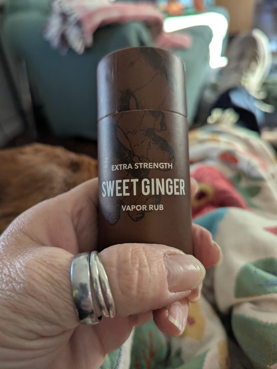 Customer photo review of Extra Strength Sweet Ginger Vapor Rub Stick