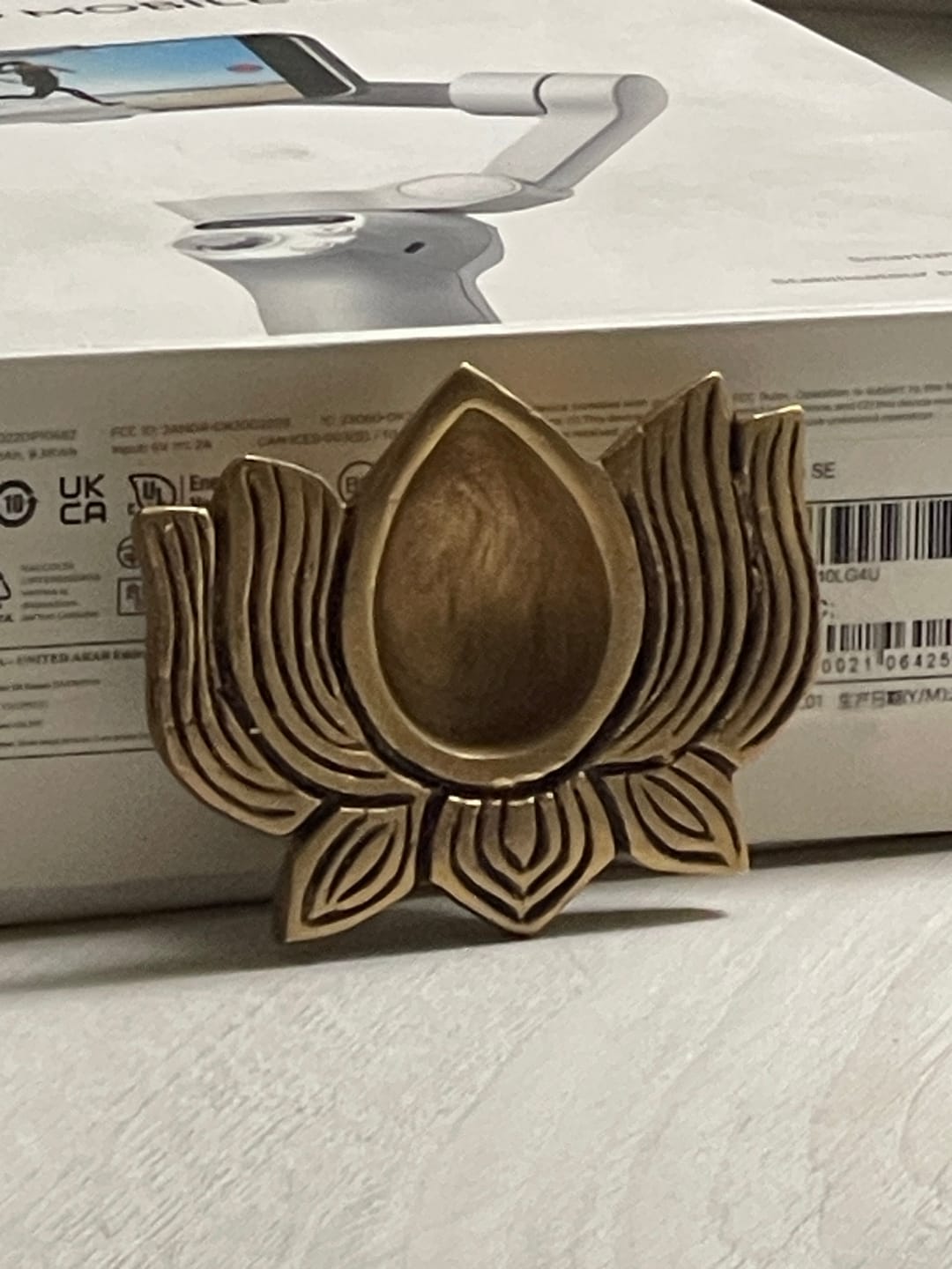 Customer photo review of Brass Lotus Diya – Vastu Pooja Lamp for Prosperity & Harmony | East-North-East Energy Activator | Big - 8 x 6 cm | 200 g