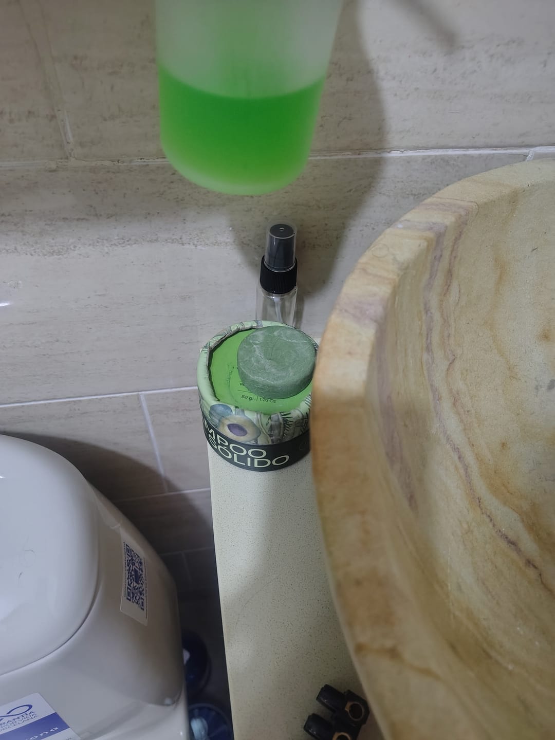 Customer photo review of CABELLO GRASO · Shampoo Sólido Okobo