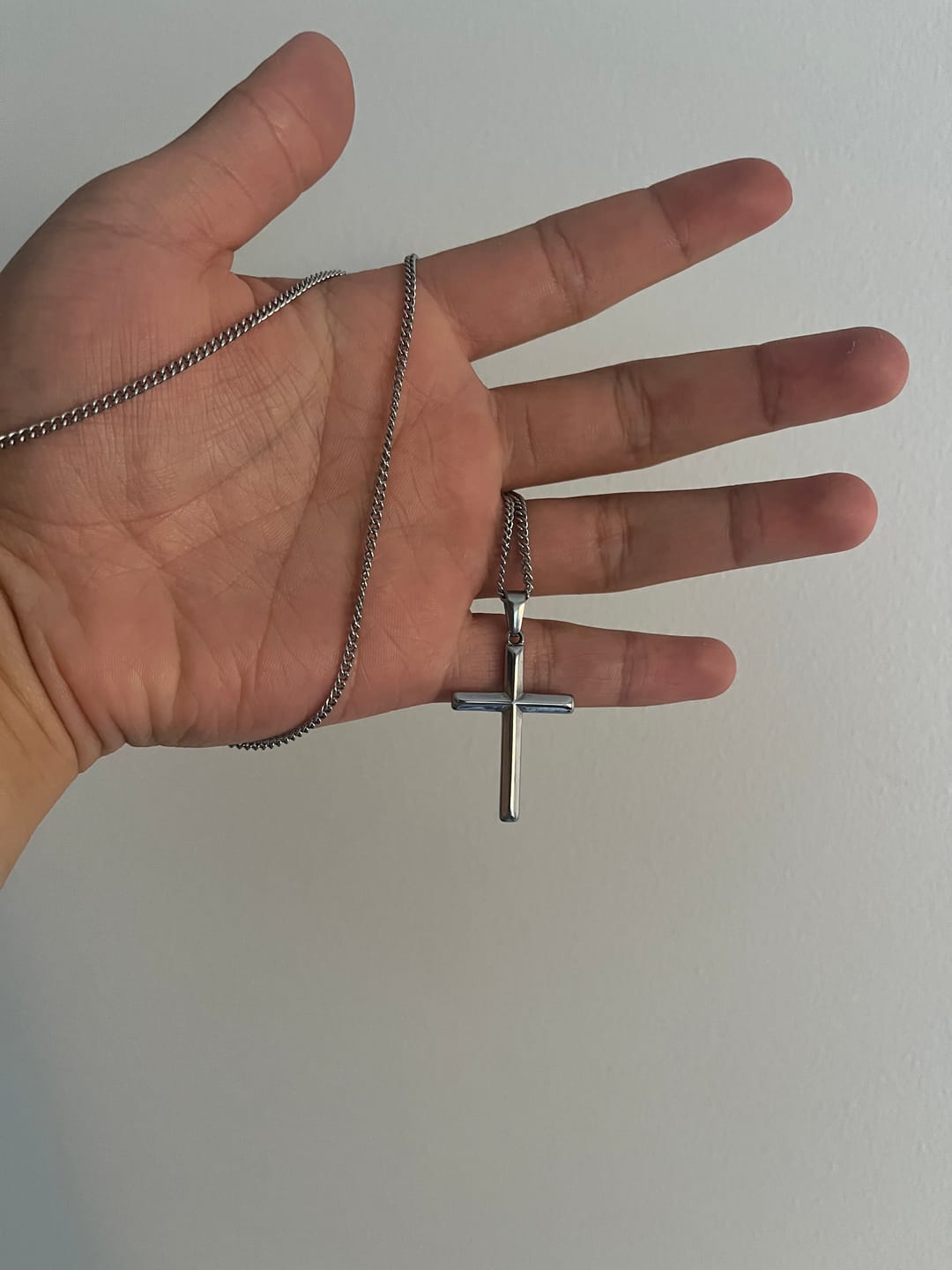 Customer photo review of Cross Pendant