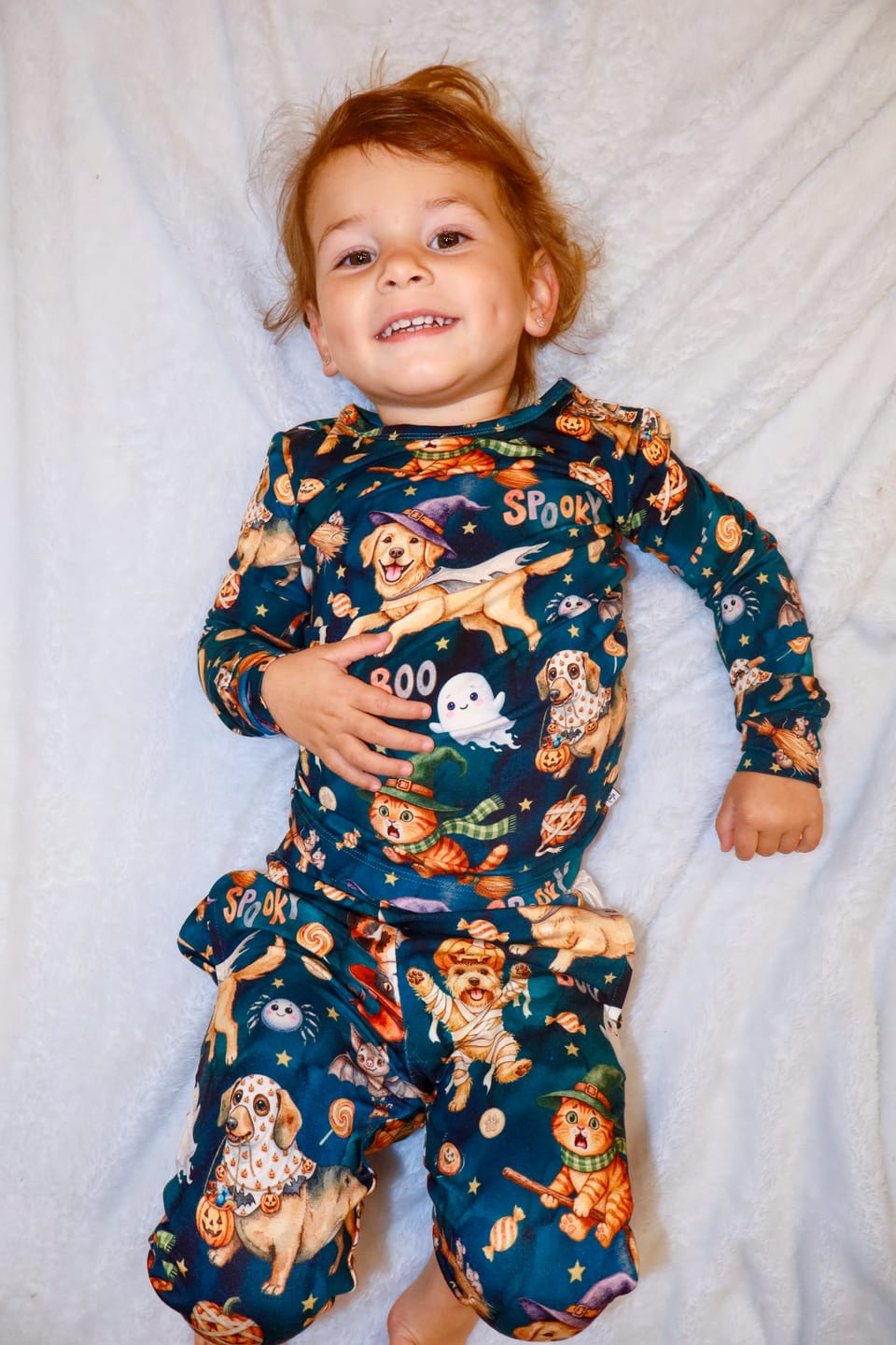 Customer photo review of Spooky Paws PJ Set