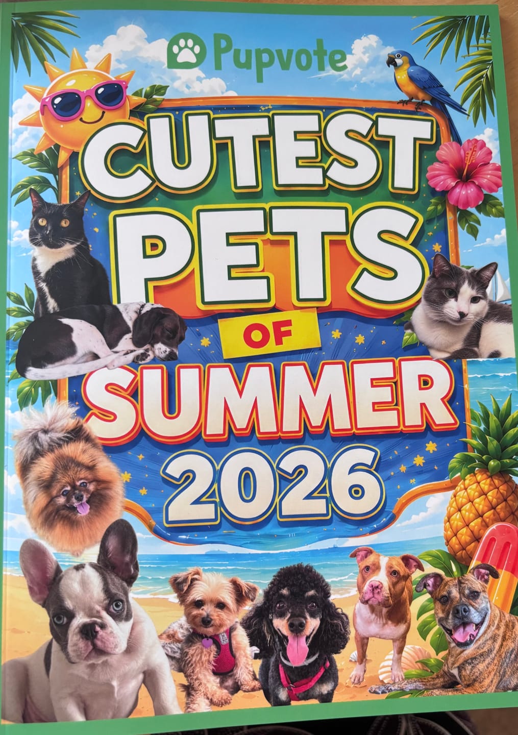 Customer photo review of Cutest Pets of Pupvote Summer 2026