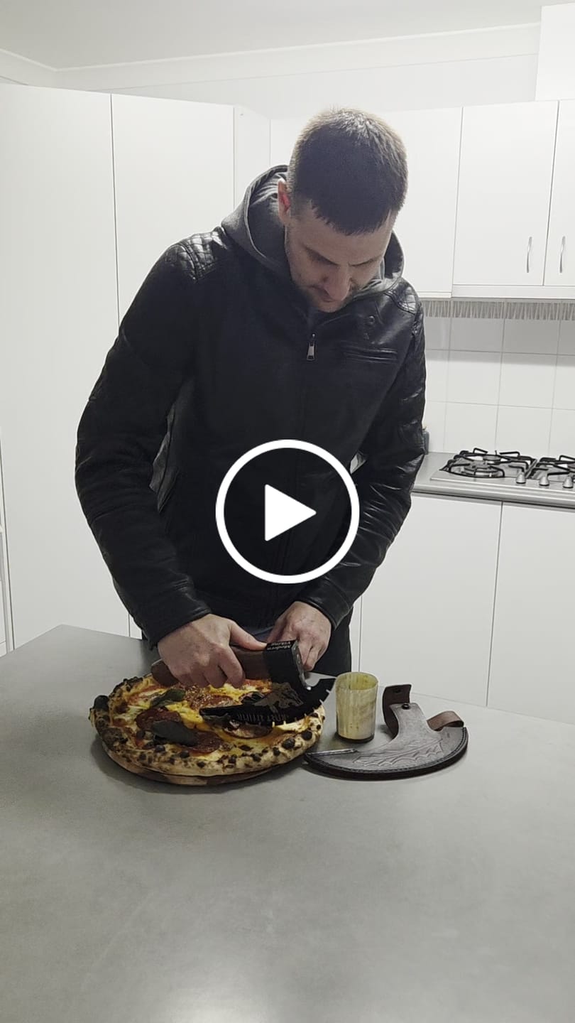 Customer video review of Viking pizza & meat cutter (preorder)