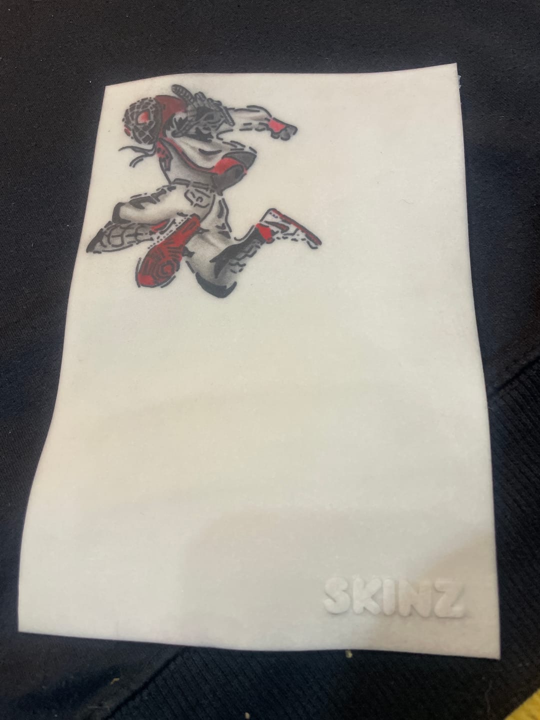 Customer photo review of Tattoo Practice Skin | Size Small A5 | Pack of 5