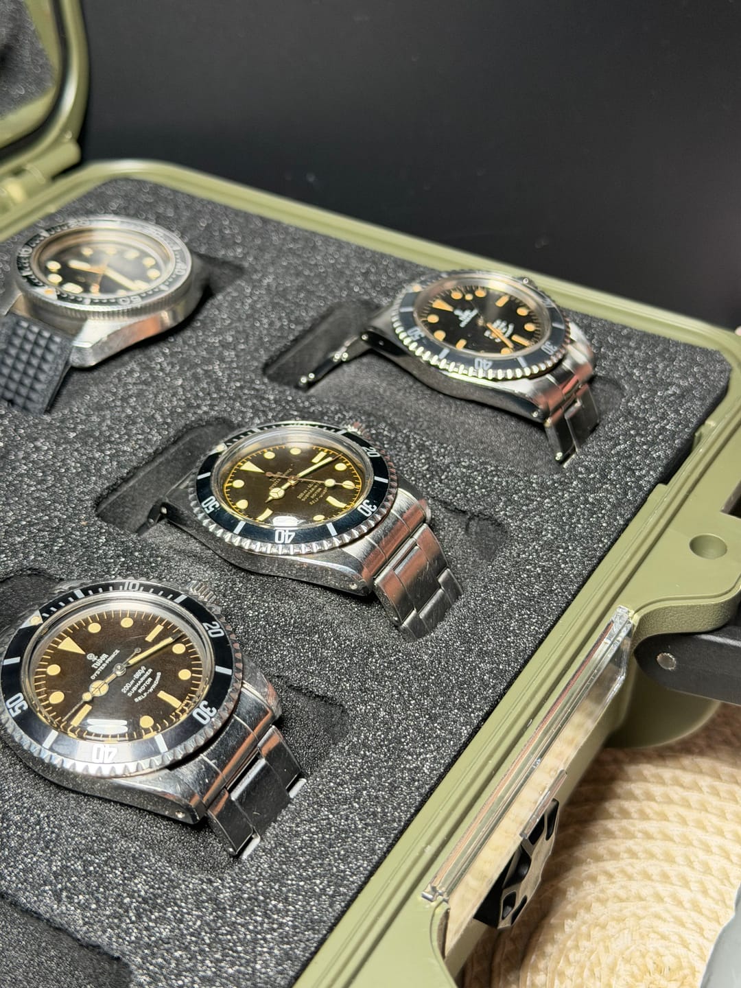 Customer photo review of 6 Watch Storage & Travel Case