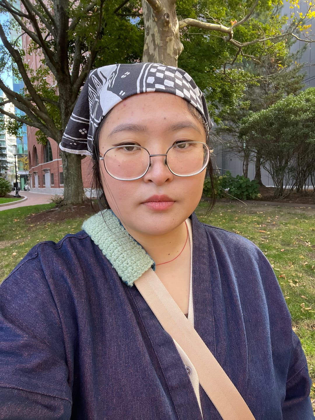 Customer photo review of Repose Bandana