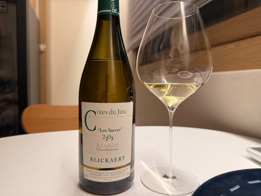 Customer photo review of Domaine Rijckaert Cotes du Jura Les Sarres Chardonnay 2023