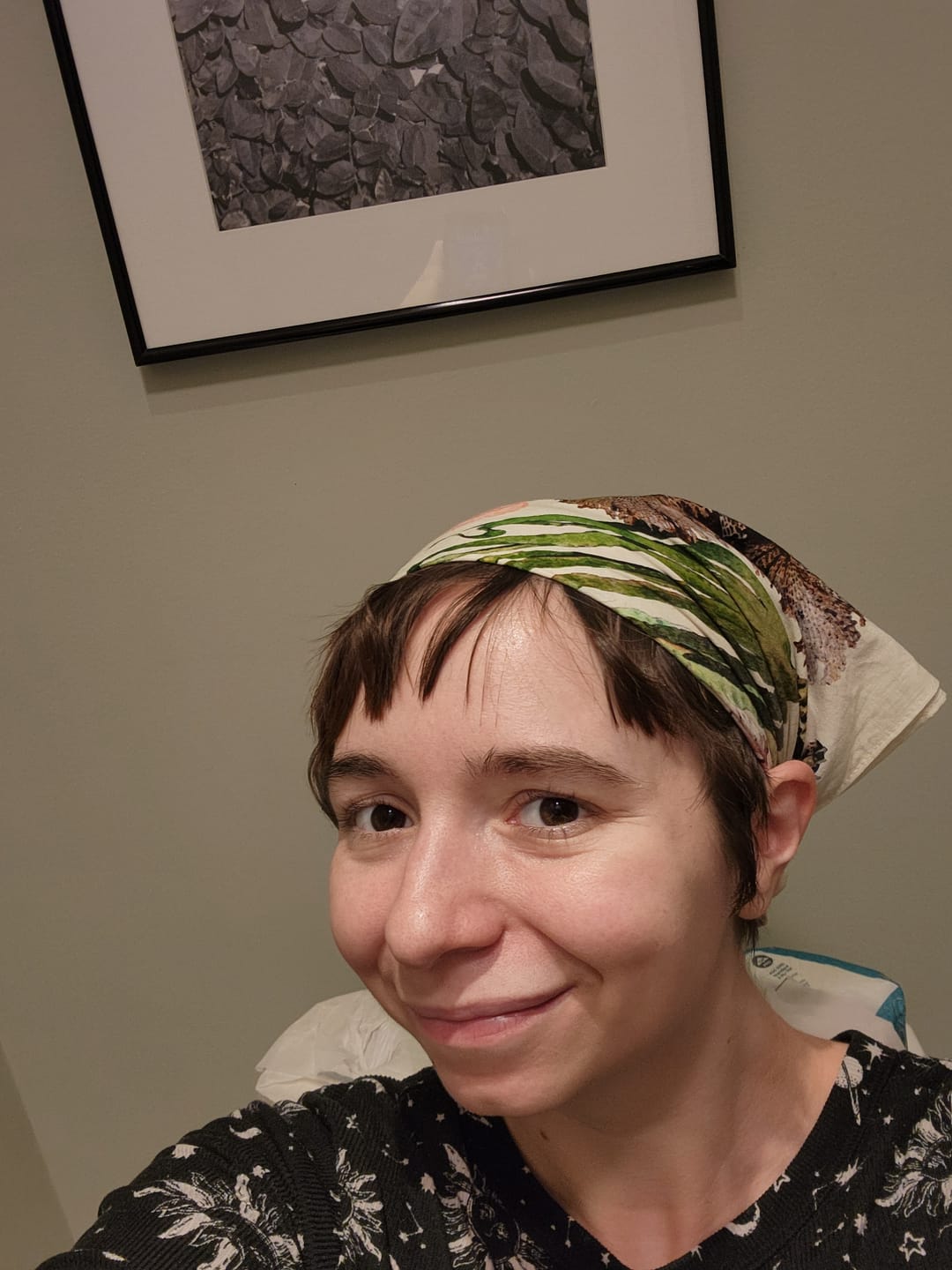 Customer photo review of Seaweed Bandana