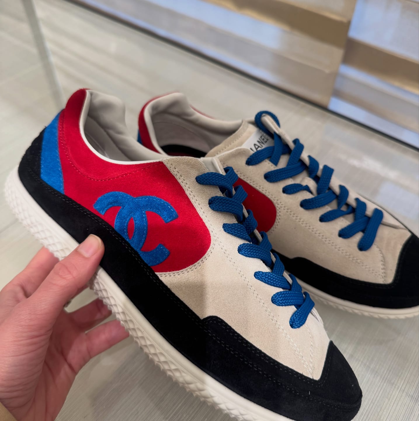 Customer photo review of Chanel 2026 Coco Neige Sneakers Suede 197191
