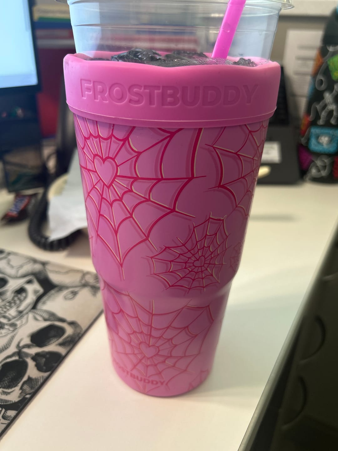 Customer photo review of To-Go Buddy | Pink Widow