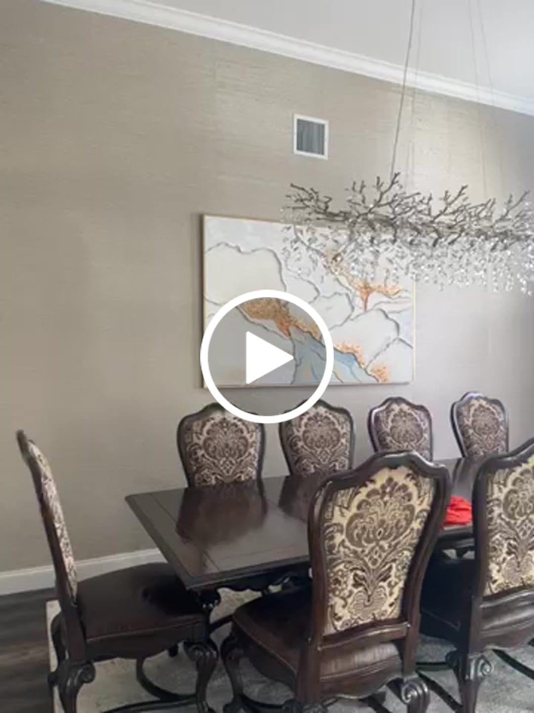 Customer video review of Plaster Art Texture Painting #SG476