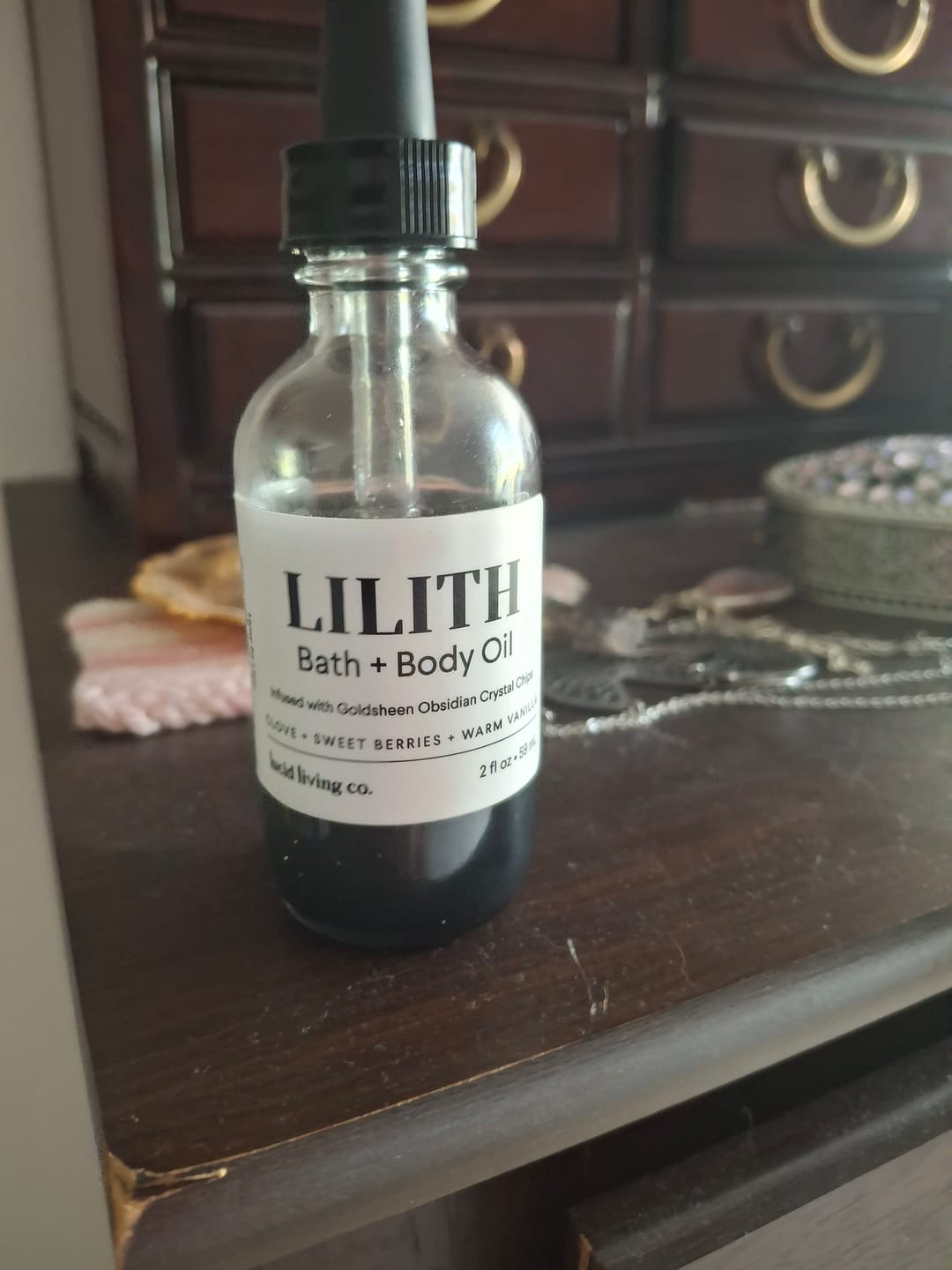 Customer photo review of LILITH Bath & Body Oil