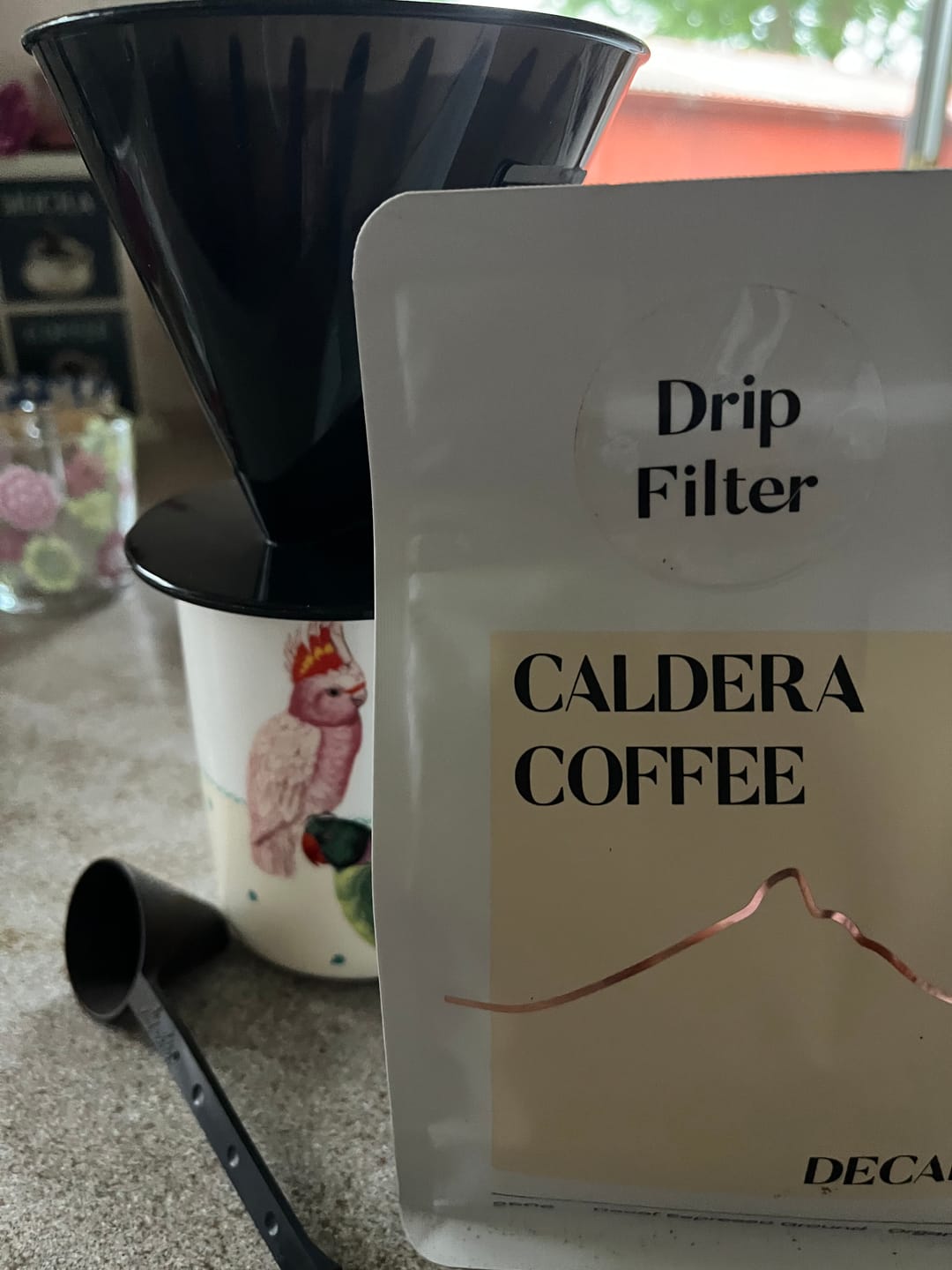Customer photo review of Caldera Organic Decaf - Mountain Water Processed