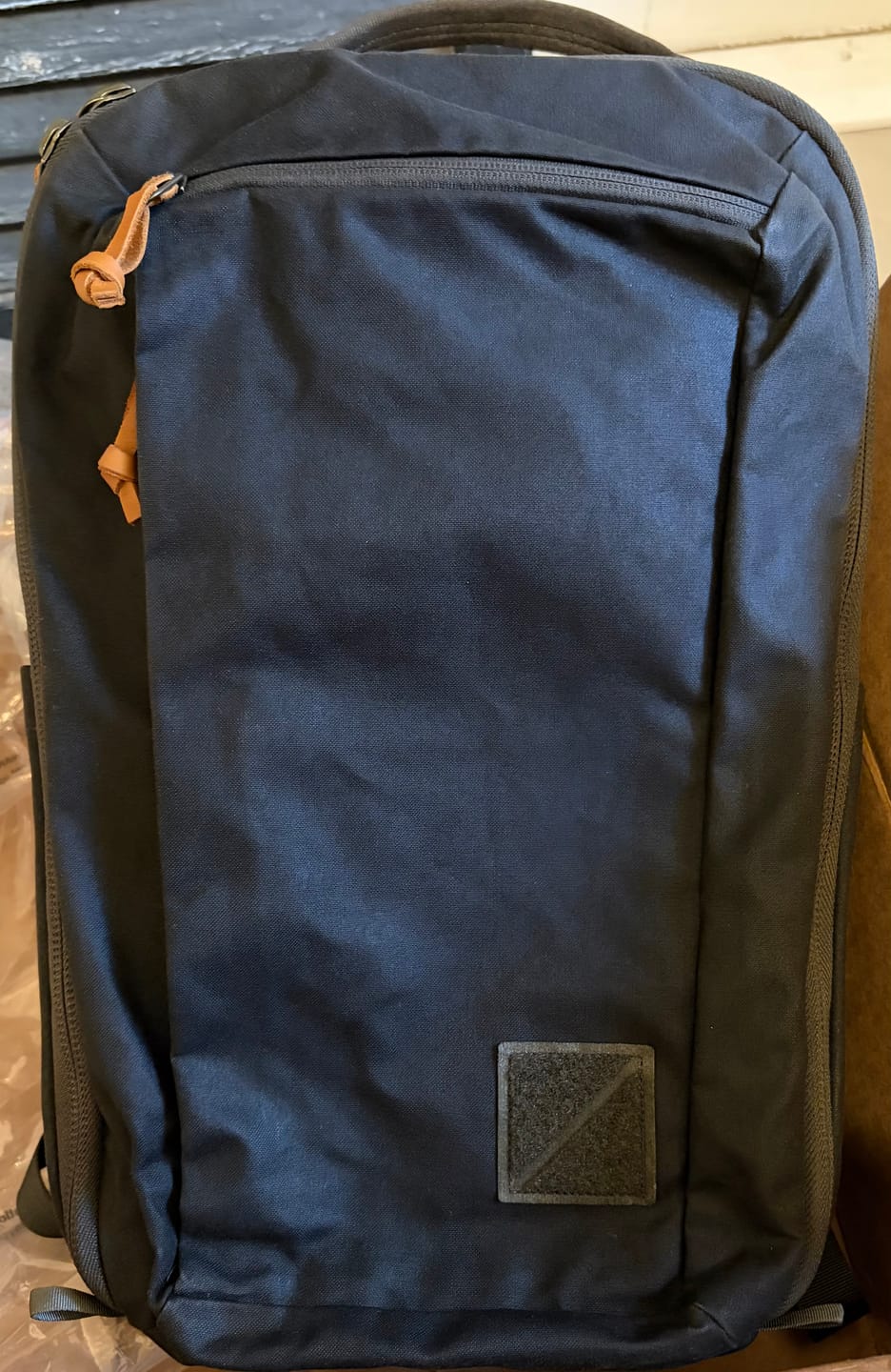 Customer photo review of CIVIC Travel Bag - Waxed Canvas