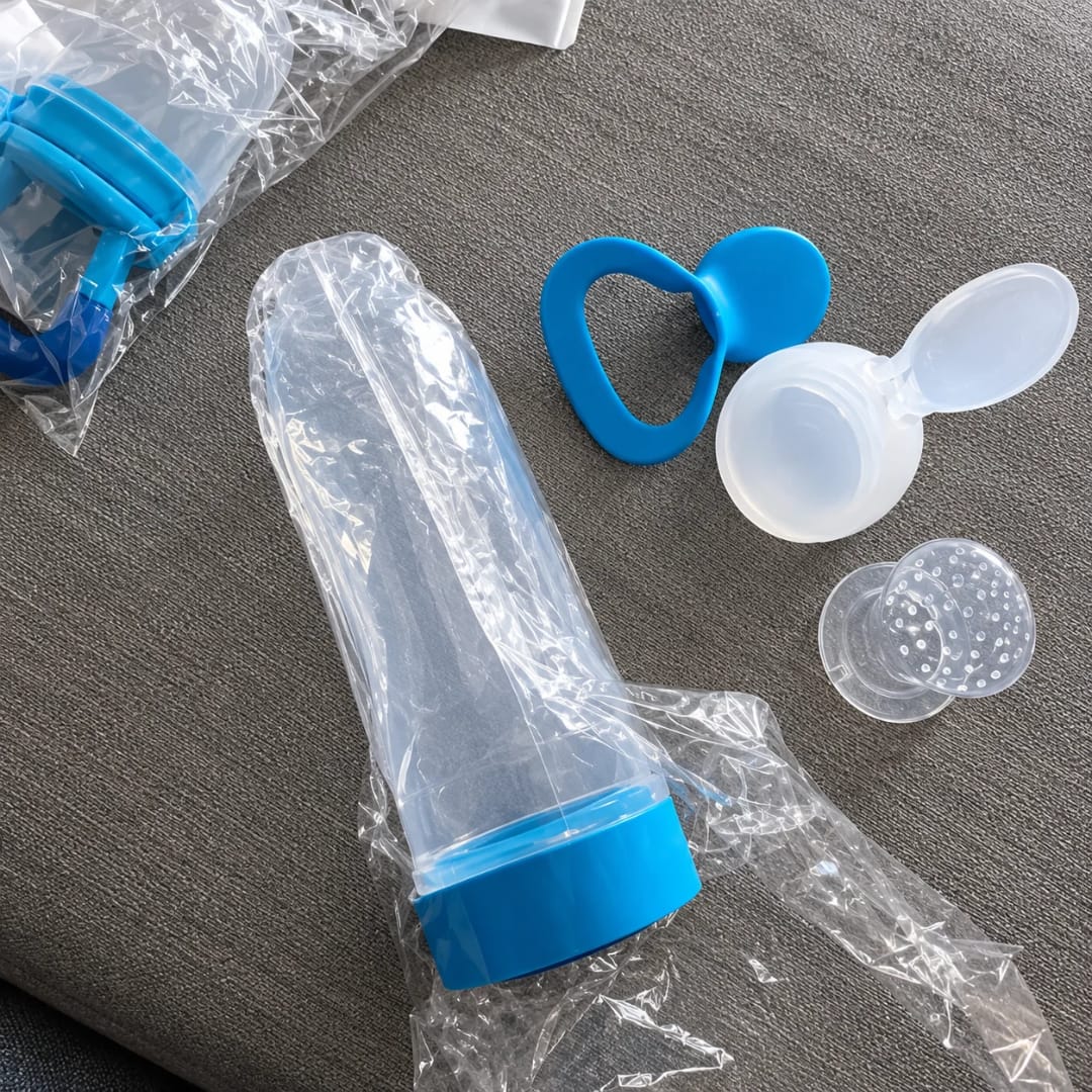 Customer photo review of Cuchara Dosificadora de Silicona para Bebé