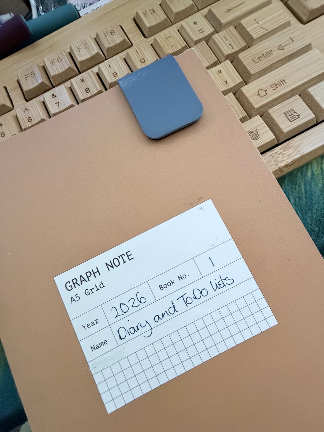 Customer photo review of Bookmark - DENIM BLUE