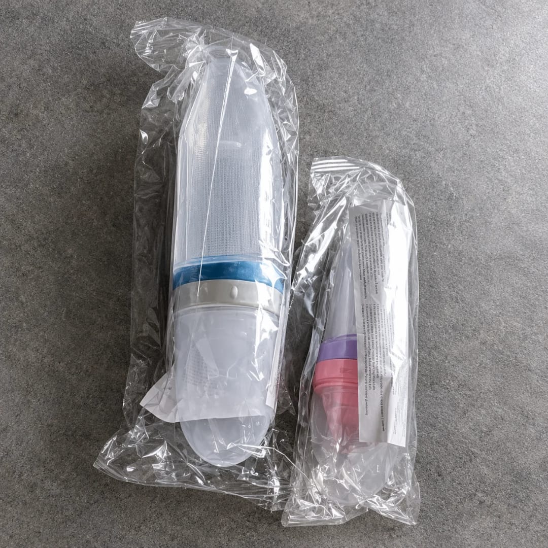 Customer photo review of Cuchara Dosificadora de Silicona para Bebé
