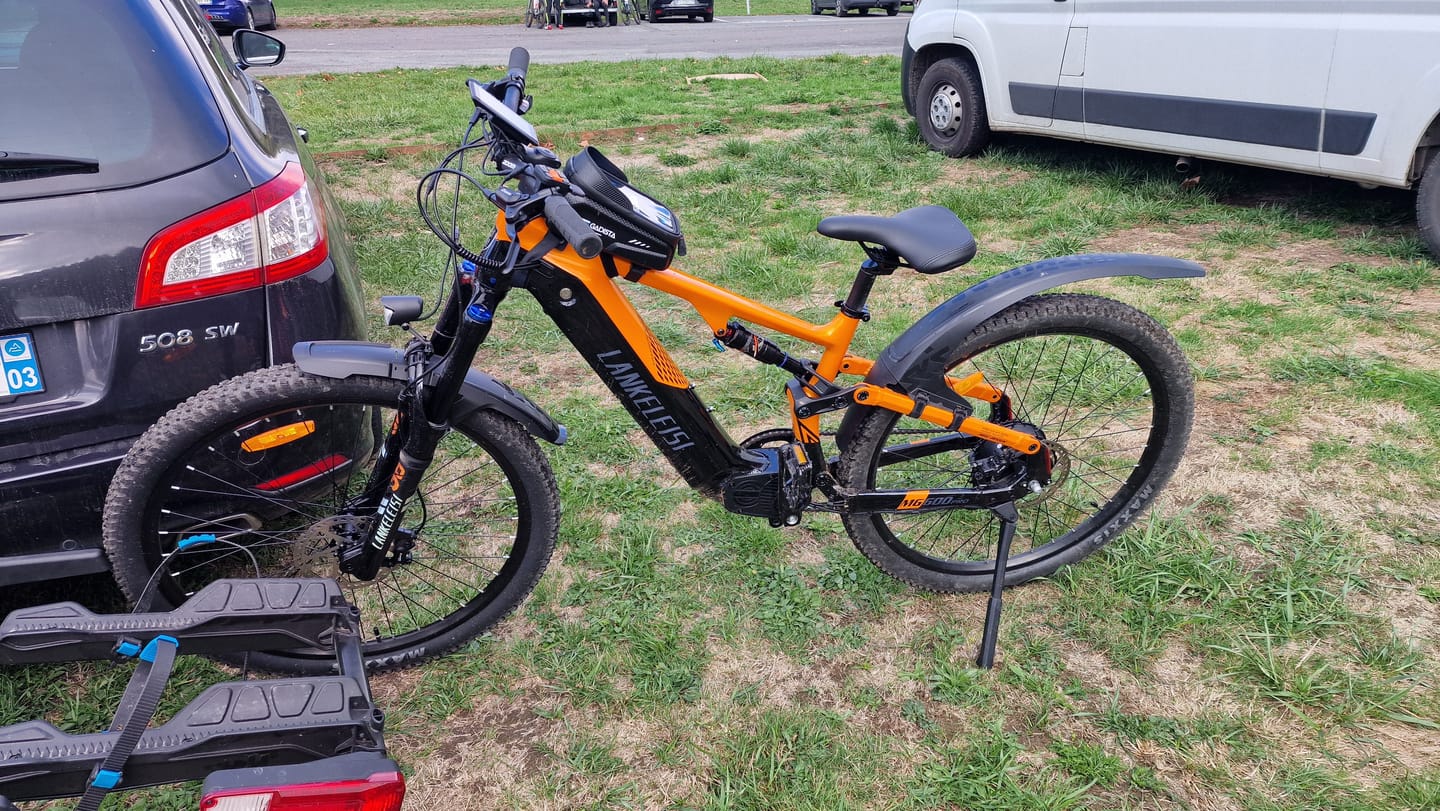 Customer photo review of Lankeleisi MG600 Pro 29" Trails E-Mountain Bike 150/130 mm Full Suspension 960Wh EMTB