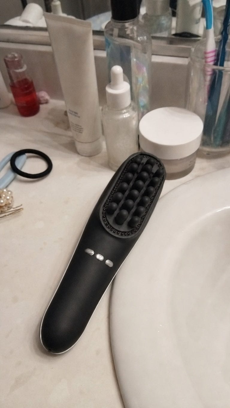 Customer photo review of Heated Scalp Massager