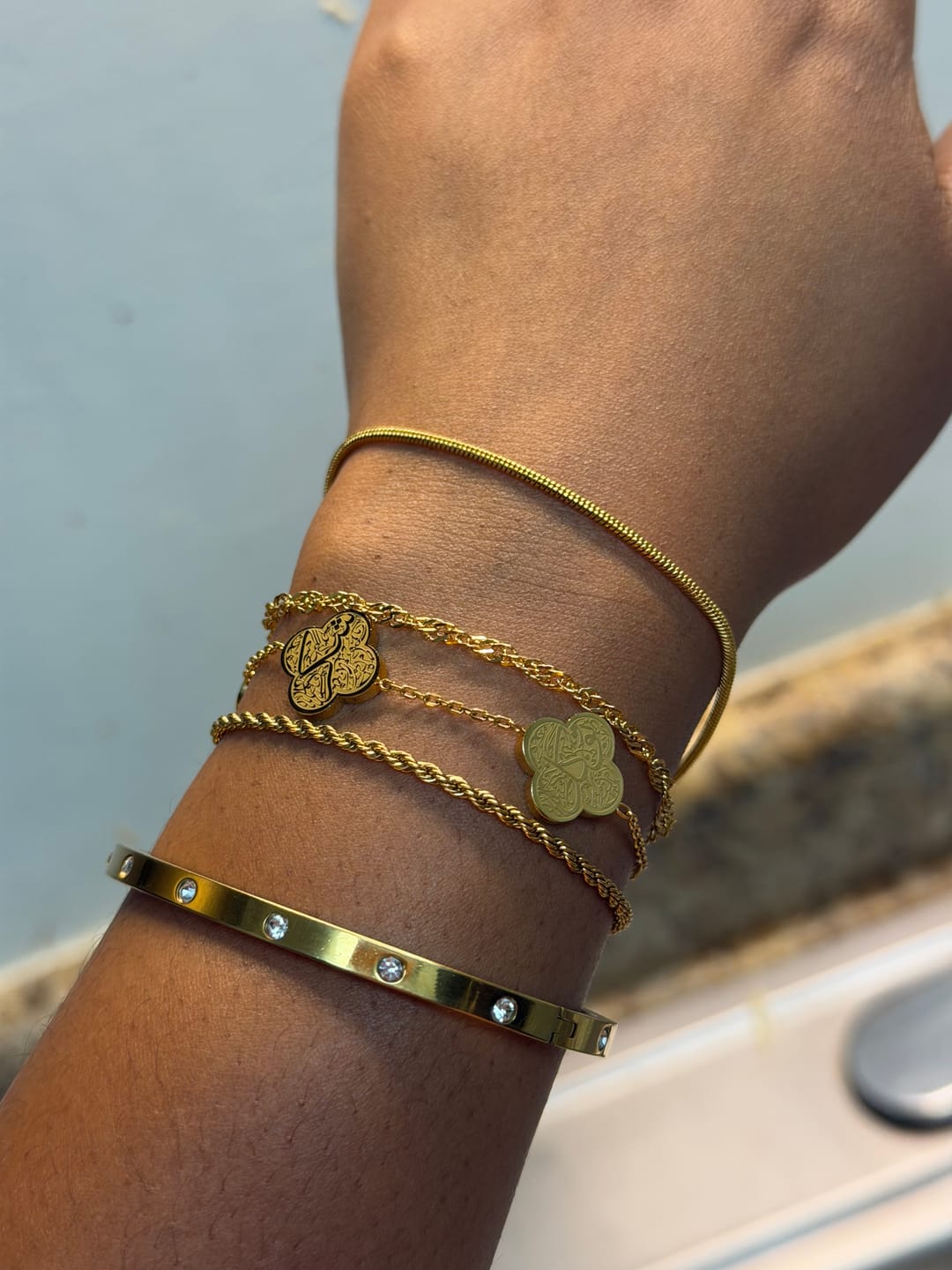 Customer photo review of Sabr, Shukr, Tawakkul Bracelet
