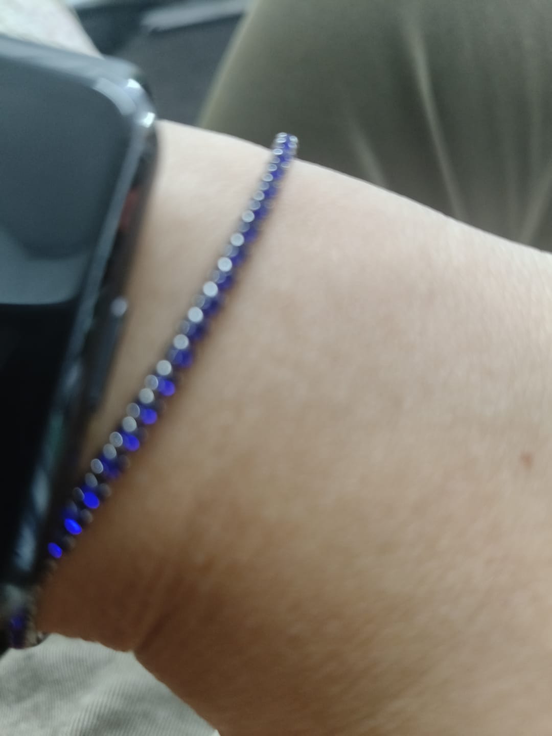 Customer photo review of Hailey Birthstone Bracelet