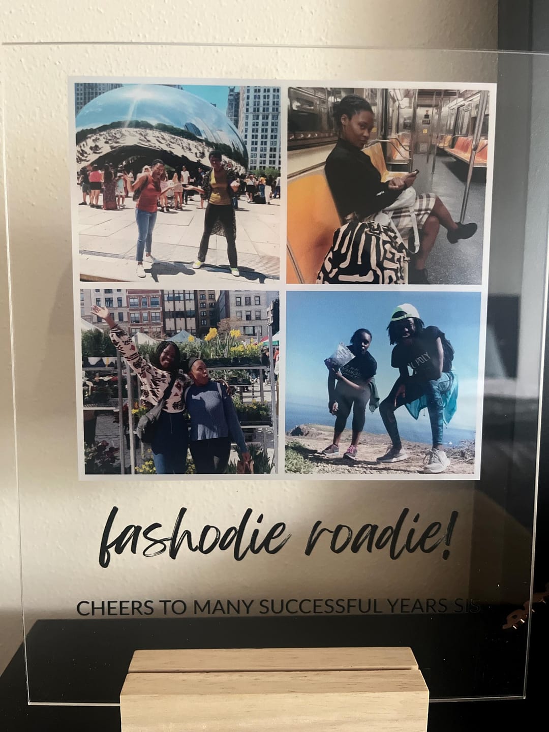 Customer photo review of Photo Collage Plaque