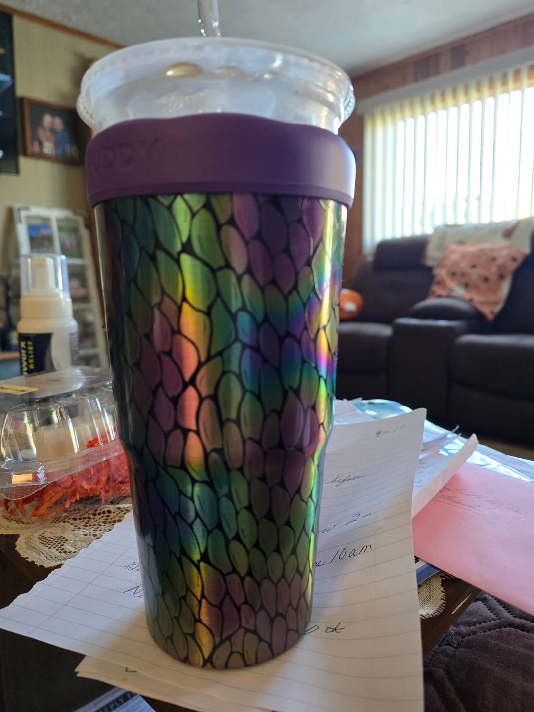 Customer photo review of To-Go Buddy | Metallic Myth
