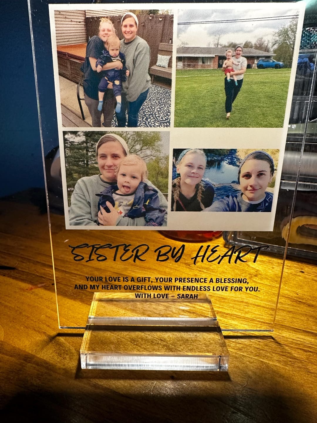 Customer photo review of Photo Collage Plaque