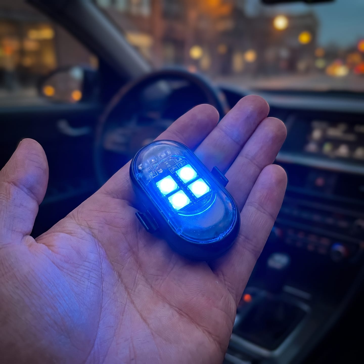 Customer photo review of Luces LED de Ambiente para Coche sin Cables