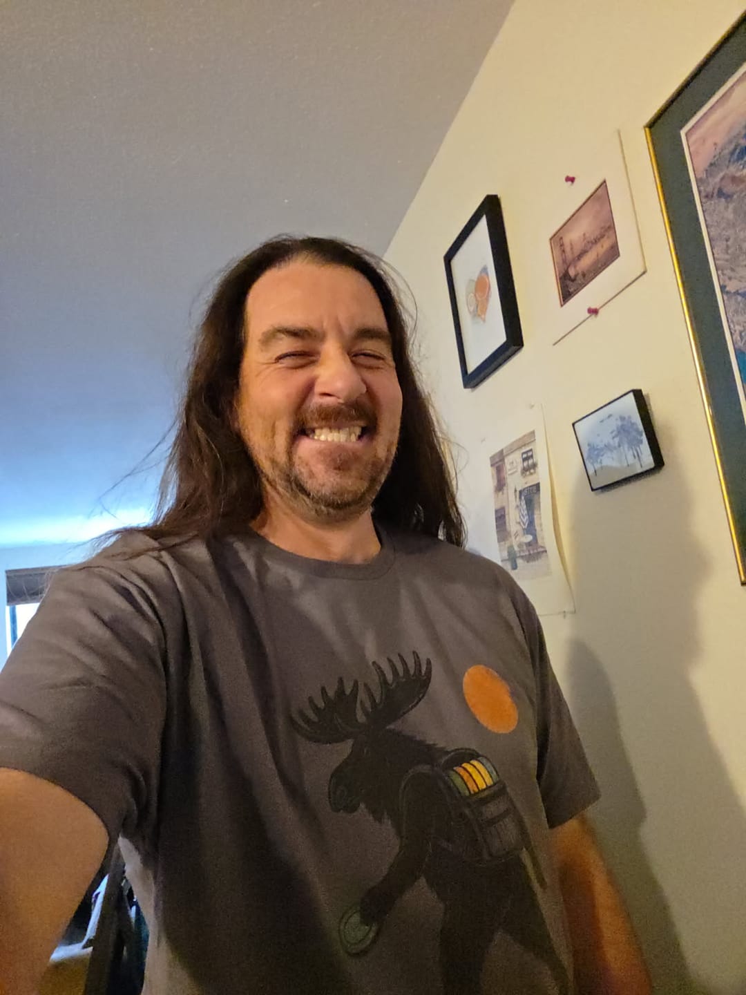Customer photo review of Moose T Shirt
